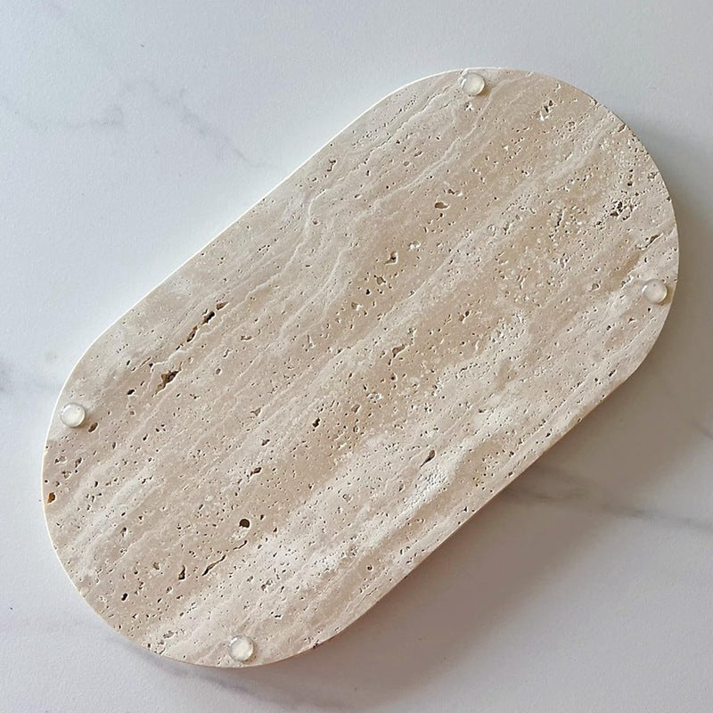 Travertine Stone Decorative Tray