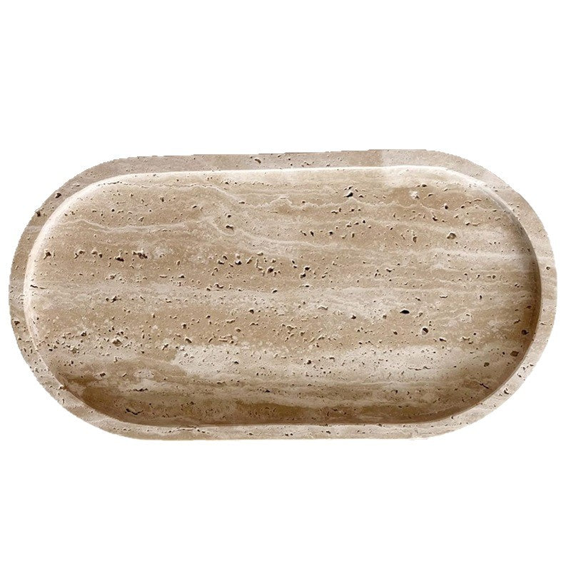 Travertine Stone Decorative Tray